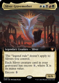Sliver Gravemother Commander Masters Bordless